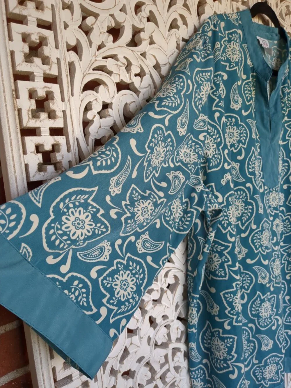 Vintage Boho Style Oversized Tunic Top or Midi Dress - Picture 4 of 10